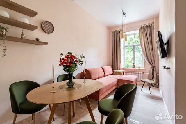 

1-к. квартира, 42 м², 2 кровати