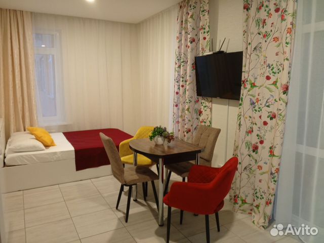 

Квартира-студия, 33 м², 2 кровати