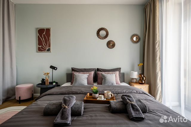 

1-к. квартира, 38 м², 2 кровати