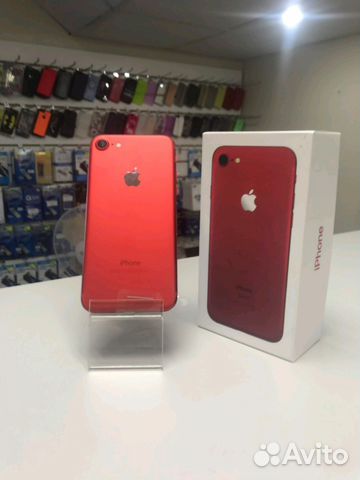 89210014449 iPhone 7 32Gb Red,Новый,Магазин