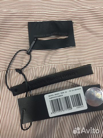 Рубашка Diesel black gold. Новая. Оригинал Рубашка Diesel black gold. Новая. Оригинал