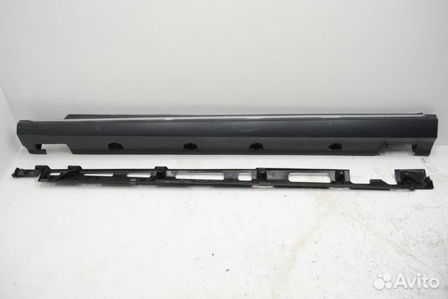 Накладка порога с хромом Mercedes W166 ML/GLE Накладка порога с хромом Mercedes W166 ML/GLE