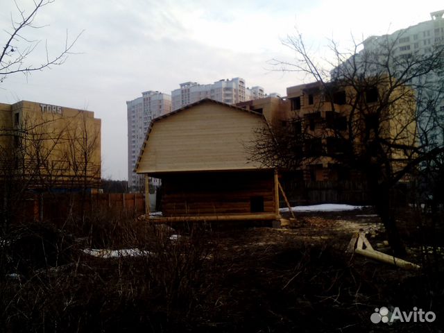 Сруб бани 4x5 + 2 м терраса + мансарда Сруб бани 4x5 + 2 м терраса + мансарда