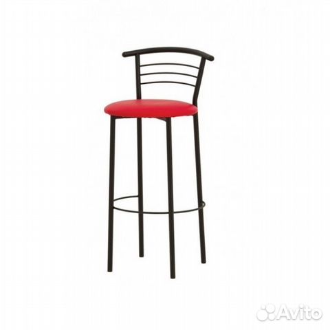 Высокий барный стул без спинки