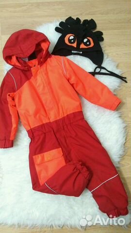 Комбинезон деми Adidas + шапка+непромокайка