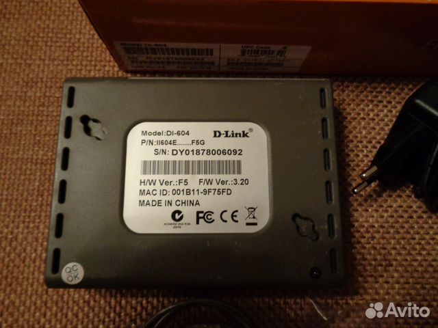 Интернет-маршрутизатор D-Link DI-604, отс Интернет-маршрутизатор D-Link DI-604, отс