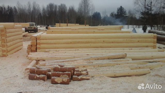 Сруб дома 7х7+ 2 с террасой и мансардной крышей