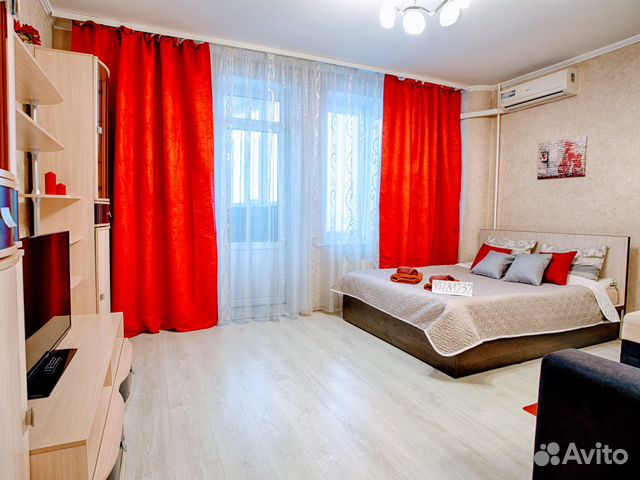 

1-к. квартира, 37 м², 2 кровати