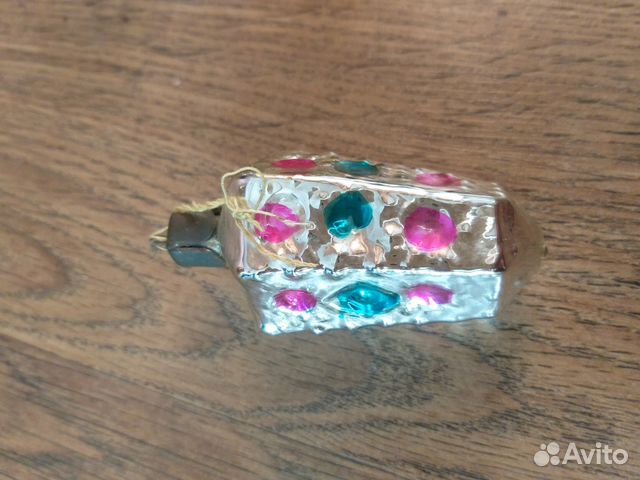 Игрушка ёлочная новогодняя Дирижабль СССР Игрушка ёлочная новогодняя Дирижабль СССР