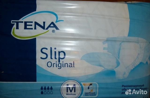 Подгузники для взрослых размер М. tena slip medium