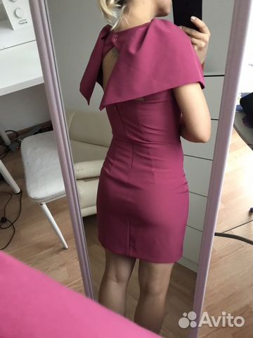 Платье футляр фуксия Платье футляр фуксия