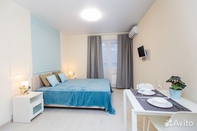 

Квартира-студия, 32 м², 1 кровать