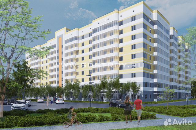 2-к квартира, 63.9 м², 2/9 эт.