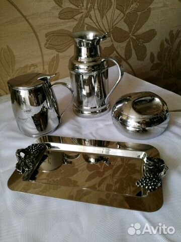 Кофейник чайник сахарница нержавейка