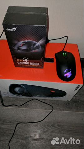 Игровая мышь genius m6-400 (новая,не вскрывалась)