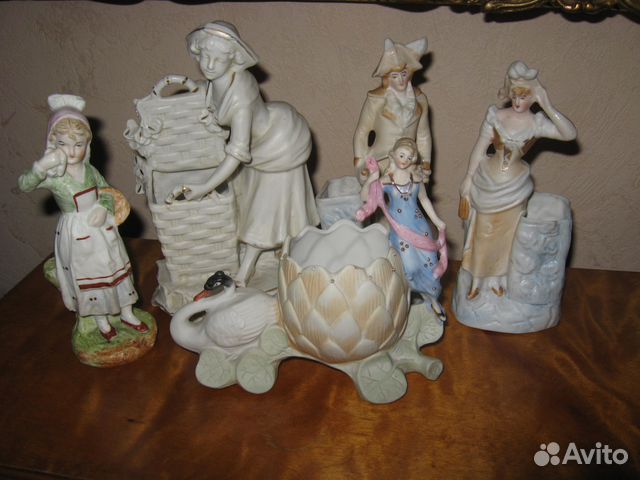 Бисквитные статуэтки и скульптуры 19 века