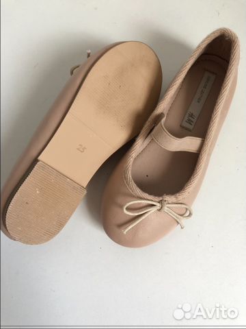 Кожаные балетки H&M