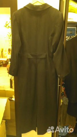 Пальто весная/осень черн., разм.рос.48-50