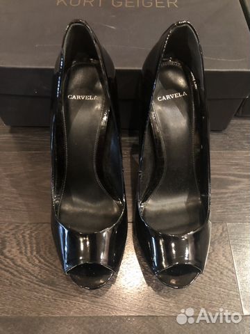 Туфли Carvela Италия чёрный лак Туфли Carvela Италия чёрный лак