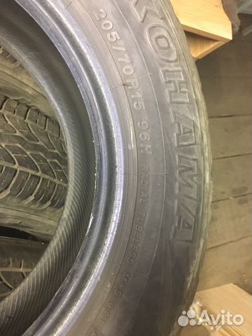 Б/у Шины Yokohama 205/70 R15 96H M+S