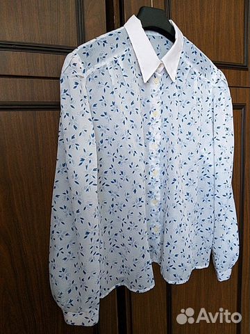 Блуза с пайетками женская нарядная, размер 50