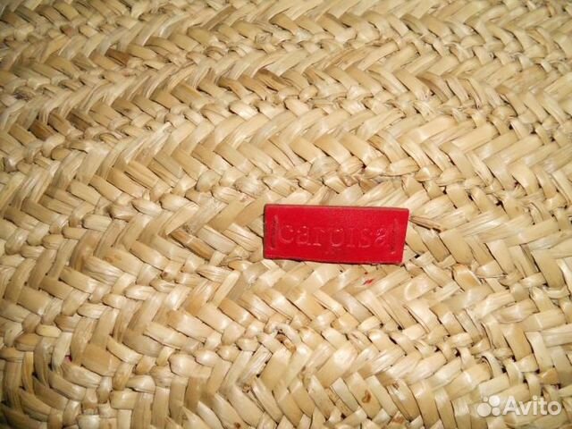 Соломенная сумка ручная работа винтаж