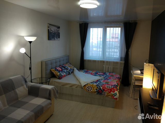 

1-к. квартира, 42 м², 2 кровати