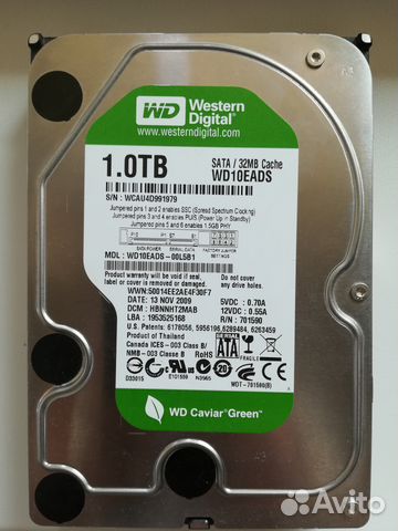 Жесткий диск WD 1TB