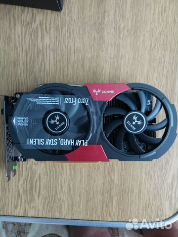Видеокарта 1050ti (Производитель: igame) Видеокарта 1050ti (Производитель: igame)