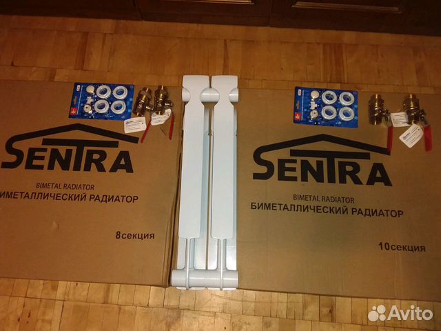 Биметаллический радиатор sentra