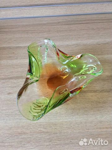 Пепельница Цветной Хрусталь Пепельница Цветной Хрусталь