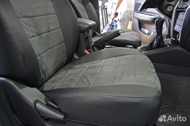 Чехлы Автопилот алькантара т.сер Mitsubishi L 200 Чехлы Автопилот алькантара т.сер Mitsubishi L 200