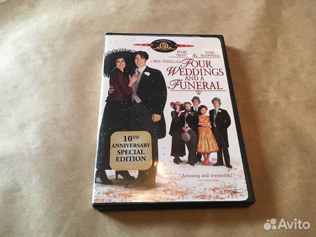 4 свадьбы и 1 похороны DVD юбилейное издание (R1) 4 свадьбы и 1 похороны DVD юбилейное издание (R1)