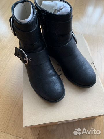Сапожки Zara 28 размер, 16,5 см стелька Сапожки Zara 28 размер, 16,5 см стелька
