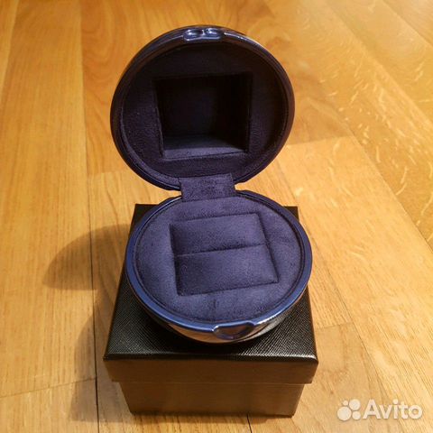 Коробка для кольца синий лак Коробка для кольца синий лак