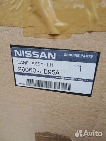 Фары Nissan Qashqai J10 26010-JD95A