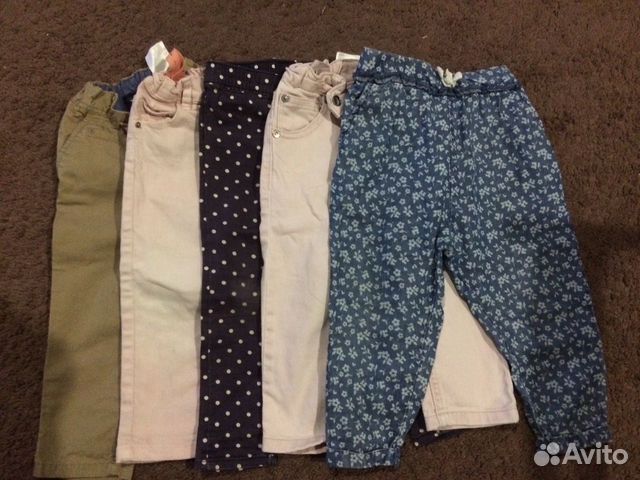 Брюки для девочки Zara, Benetton, H&m Брюки для девочки Zara, Benetton, H&m