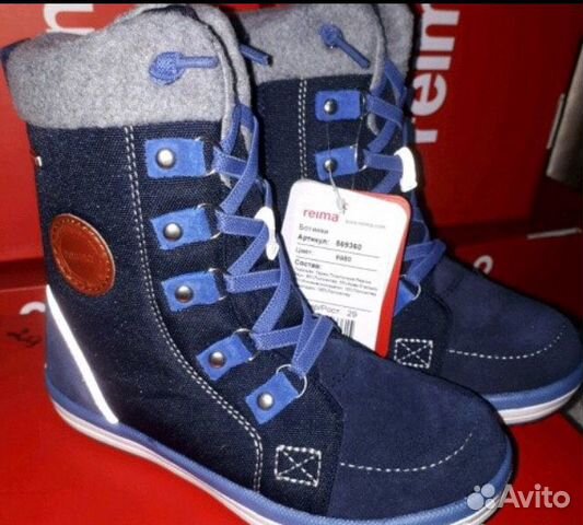 Новые зимние сапоги Reima 28 р