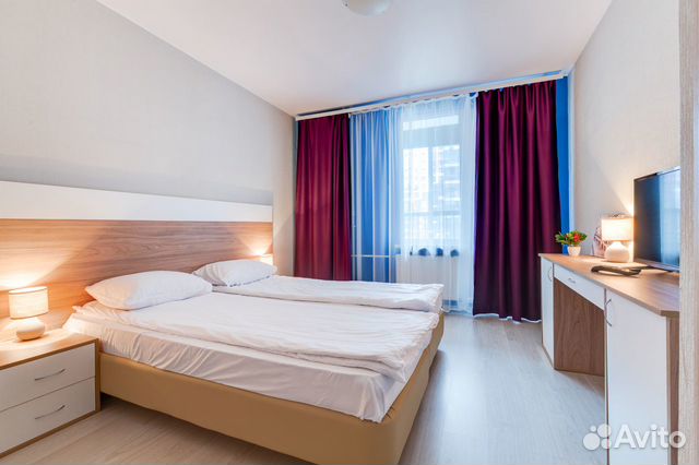 

1-к. квартира, 36 м², 2 кровати
