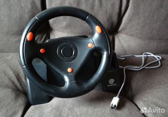 Руль для Sega Dreamcast и PlayStation 2, PS3 и PC Руль для Sega Dreamcast и PlayStation 2, PS3 и PC