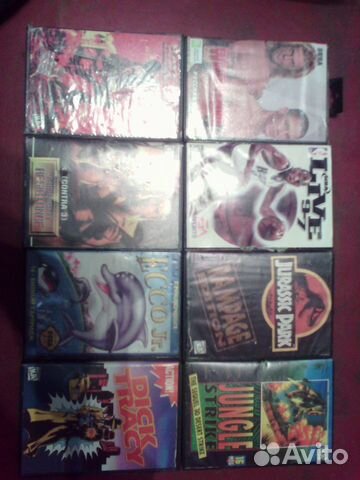 Картриджи для Sega Mega Drive