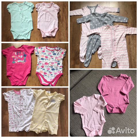 Боди, песочники, слипы Mothercare и Next Боди, песочники, слипы Mothercare и Next