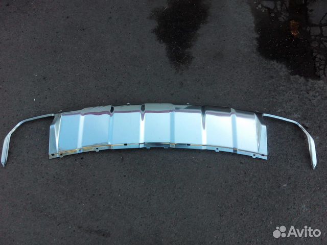 Хром накладка юбки заднего бампер mercedes gl x164