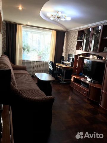 3-к квартира, 54.6 м², 1/2 эт.