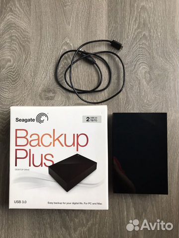 Внешний жёсткий диск seagate Backup Plus 2Tb USB 3