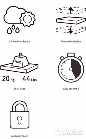 Тумба всепогодная Rattan 69,6х49,6х92,6см Тумба всепогодная Rattan 69,6х49,6х92,6см