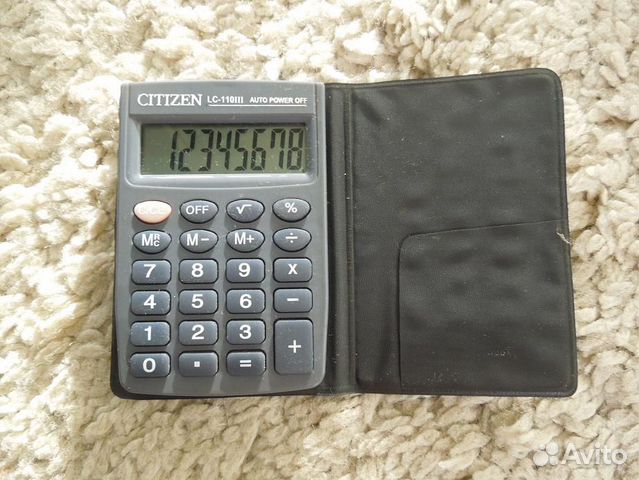 Citizen калькулятор карманный
