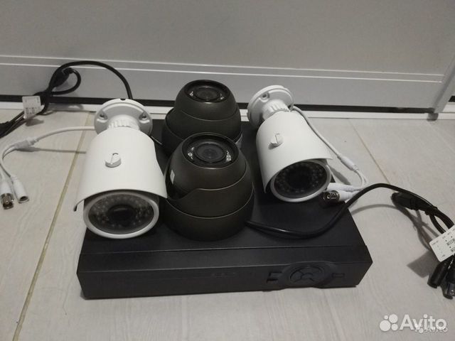 Комплект видеонаблюдения 4 камеры 2мп