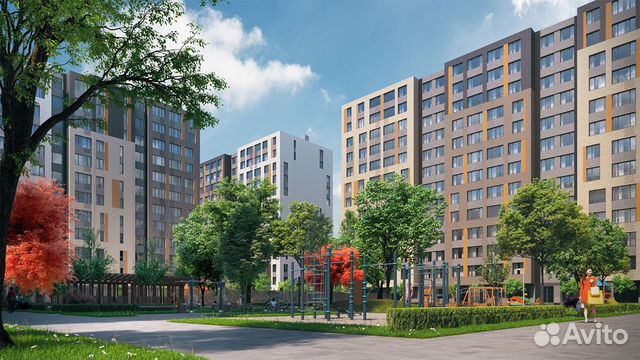 2-к квартира, 65.6 м², 3/13 эт.