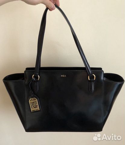 Чёрная сумка Ralph Lauren RLL Чёрная сумка Ralph Lauren RLL